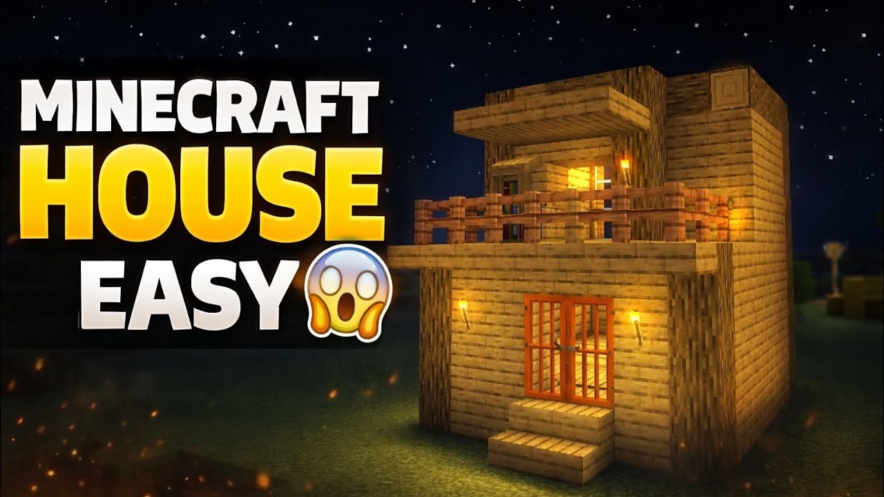 Minecraft new home Easy 🙉|| in village for creative 