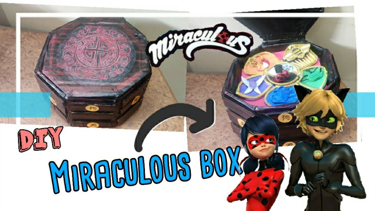 DIY / Tutorial: Master Fu Jewelry Box for All Miraculouses of Miraculous  Ladybug 