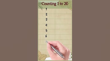 Counting 1 to 20, numbers 1 to 20, #numbers #counting #ginti #ytshorts  #countingkingdom