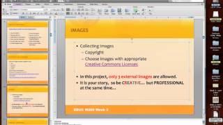 Week 3 - Digital Story Workshop