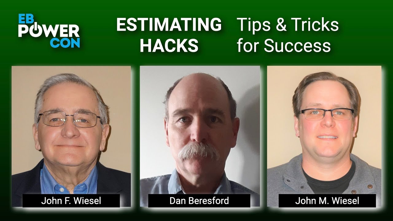 Estimating Hacks: Tips & Tricks for Success – EBPowerCon 2022 - YouTube