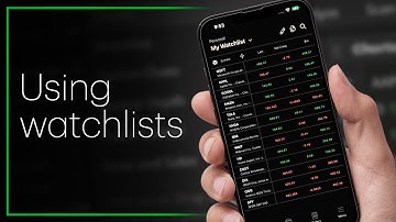 Using watchlists in TD Active Trader mobile
