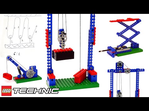 ОДИН ГРУЗ ТЯЖЕЛЕЕ ДВУХ? Обзор ЛЕГО Dacta Technic 1030 (LEGO Education) ЧАСТЬ 5: лебёдка, полиспаст