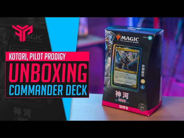 MTG Kamigawa: Neon Dynasty - Kotori, Pilot Prodigy Commander Deck Unboxing