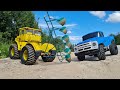 КИРОВЕЦ К-700 с плугом против ЗИЛ 1000 сил ... Битва на бездорожье! RC OFFroad 4x4