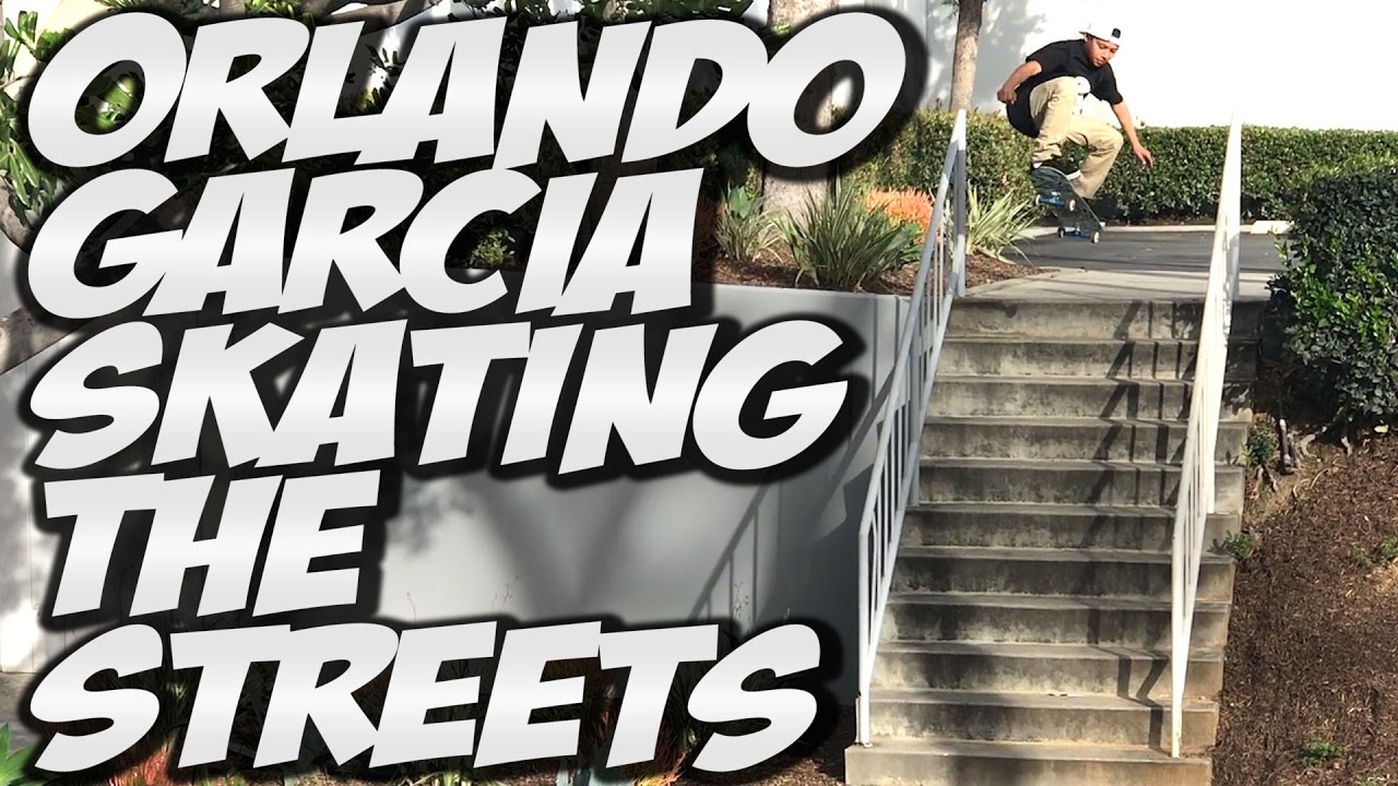 ORLANDO GARCIA SKATING THE STREETS !!! - A DAY WITH NKA -