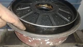 working of oil bath type air cleaner tamil