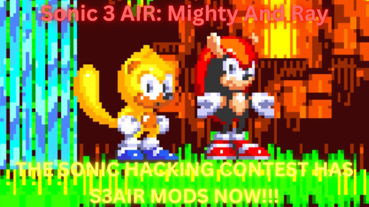 Sonic Hacking Contest :: The SHC2023 Contest :: Mighty, Ray, & Amy in Sonic  3 A.I.R. :: By iCloudius