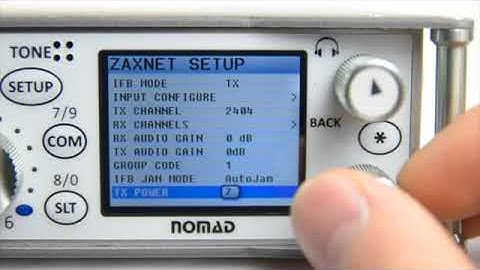 Zaxcom Nomad   ZaxNet