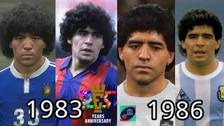 MARADONA ?? - Face Evolution -  PES 2017 to PES 2021 - myClub Legend/iconic Moment