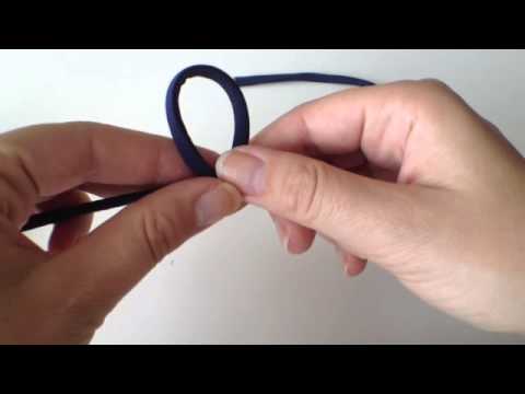 Faire un noeud facile à défaire - Noeud simple - YouTube