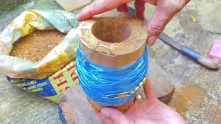 HOW TO MAKE A HANDLINE FISHING RIG | BAMBOO SPOOL