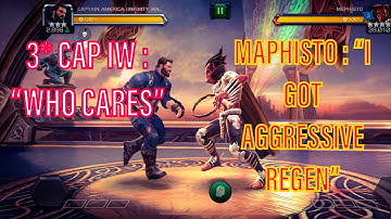Variant 2.2.3 Maphisto vs 3* Cap IW | Marvel Contest Of Champions