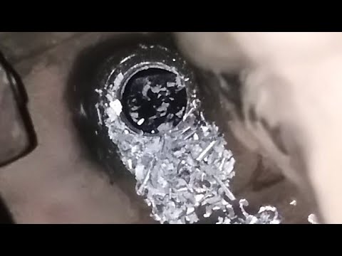 خراطه سن البوجيه التالف بدون ازاله راس المحرك