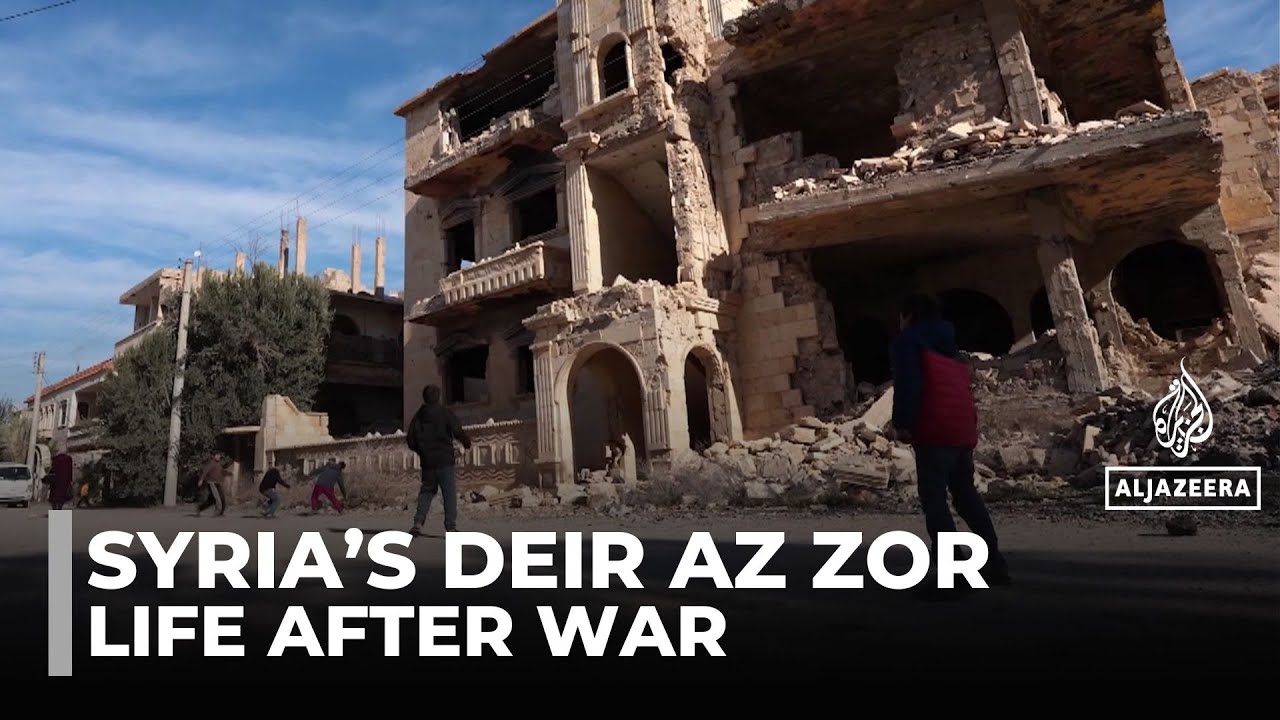 Syria conflict: Deir Az Zor residents find help to rebuild lives