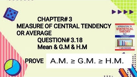Solved Question#3.18 || Chapter#3 || Measure Of Central Tendency Or Average ||