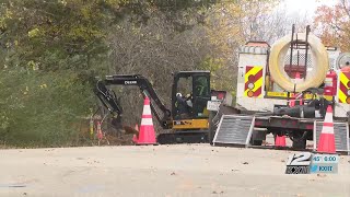 Denison residents forced to evacuate homes after a gas line was hit