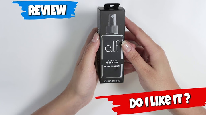 Elf mist and set matte review