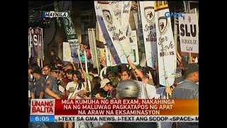 UB: Mga kumuha ng bar exam, nakahinga na ng maluwag pagkatapos ng apat na araw na eksaminasyon