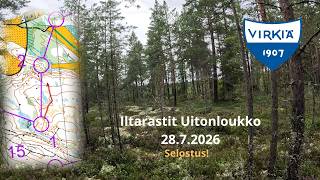 LapVi:n iltarastit Uitonloukko / Suunnistus selostuksella LapVi:n iltarastit Uitonloukko / Suunnistus selostuksella