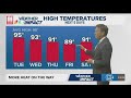 Weather Impact Update 9 p.m. | More heat on the way
