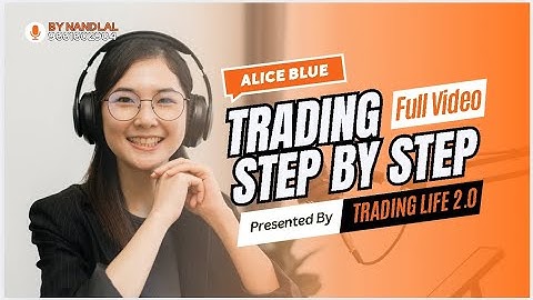 Alice Blue Algo Trading Api With Tradingview Full Video @TradingLifeByNandlal2.0 ! HINDI🔥 EP 05