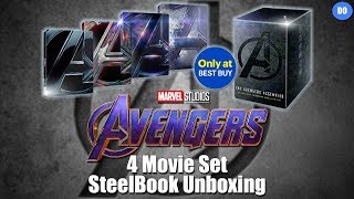 Avengers 4 Movie Best Buy Exclusive 4K Blu-ray SteelBook Set Unboxing Avengers 4 Movie Best Buy Exclusive 4K Blu-ray SteelBook Set Unboxing