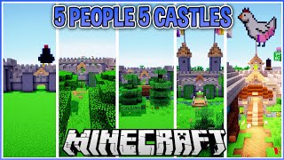 I Gave 5 Random People the Same Castle to Makeover..