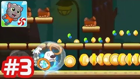 Talking Tom Candy Run - Gameplay Walkthrough - Part 3 (iOS/Android)