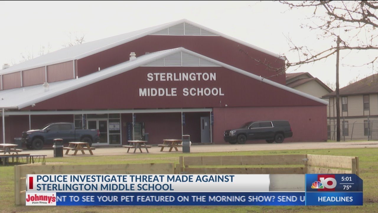 NBC 10 AT 5 POLICE INVESTIGATE THREAT MADE AGAINST STERLINGTON MIDDLE
