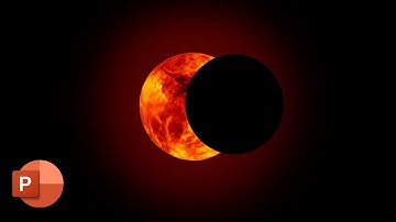 Solar Eclipse Animation in PowerPoint - Easy Tutorial | PowerPoint Presentation Topic Animation