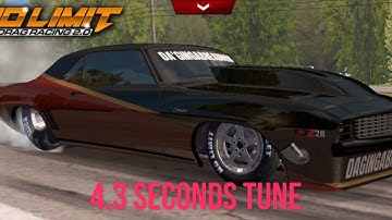 4.3 SECONDS TUNE CAMARO IN NEW UPDATE NO LIMIT 2.0
