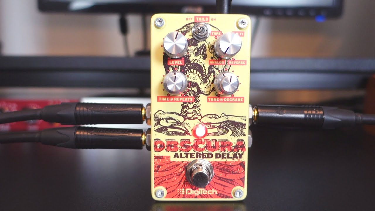 Digitech Obscura Altered Delay | Reverb Video Demo - YouTube