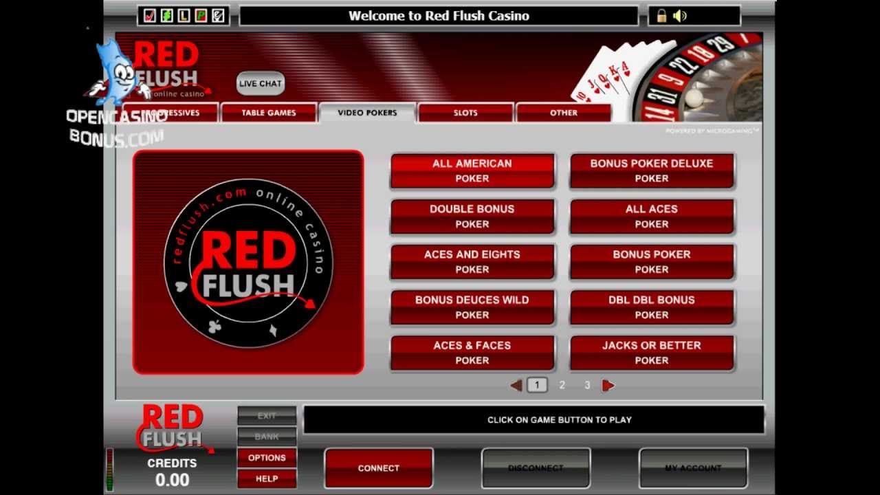 red flush casino promo code