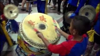 Sound of Drum and Cymbal for Lion Dance