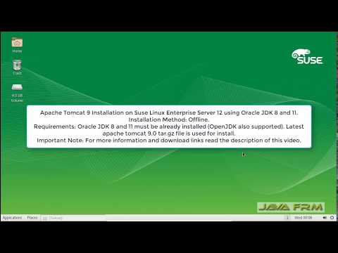 Apache Tomcat 9 Installation on Suse Linux Enterprise Server 12 using Oracle JDK 8 and 11