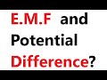 Understanding EMF and Potential Difference