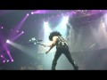 Paul stanley smashes guitar