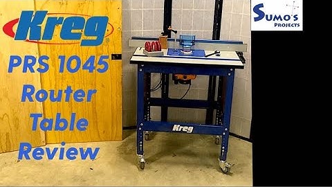 Kreg PRS 1045 Router Table | Set up and Features