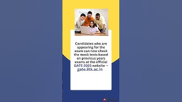 Gate 2023: IIT Kanpur activates subject wise mock test links || #gate2023 #iitkanpur #collegerour