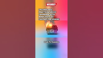 Perplexity AI: A Strong Voice Assistant for iPhone #shorts #AI