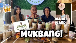 WONDERTEA MILKTEA MUKBANG *THANKYOU JILLIAN WARD* | CARAMBA CARAMBA