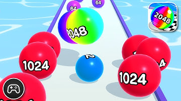 Ball Run 2048 - Gameplay Walkthrough Part 86 - Racing Game Levels 728-731 (iOS, Android)