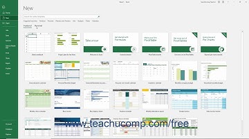 Microsoft Excel 2019 & 365 Training for Lawyers: Creating New Workbooks from Saved Templates