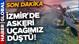 Son Daki̇ka I İzmirde Askeri Helikopterimiz Düştü