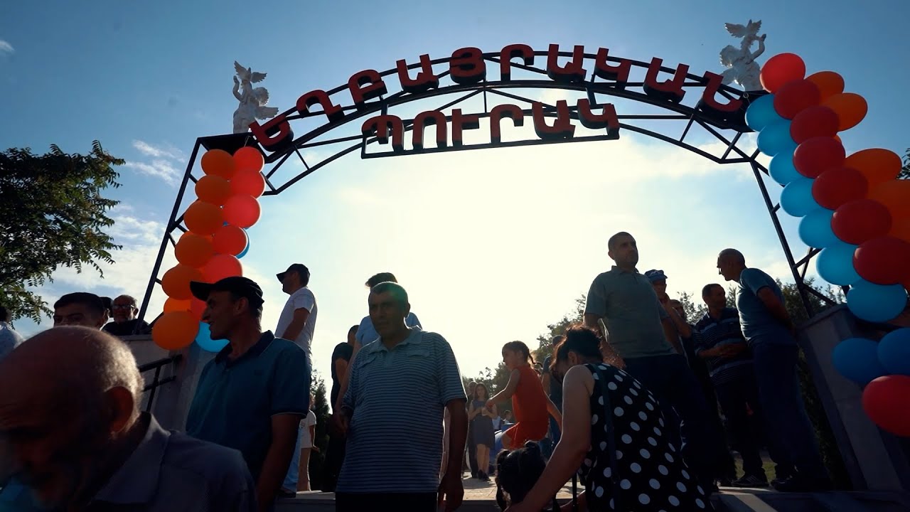 Սահմանամերձ Կոթի գյուղում բացվեց մանկական պուրակ