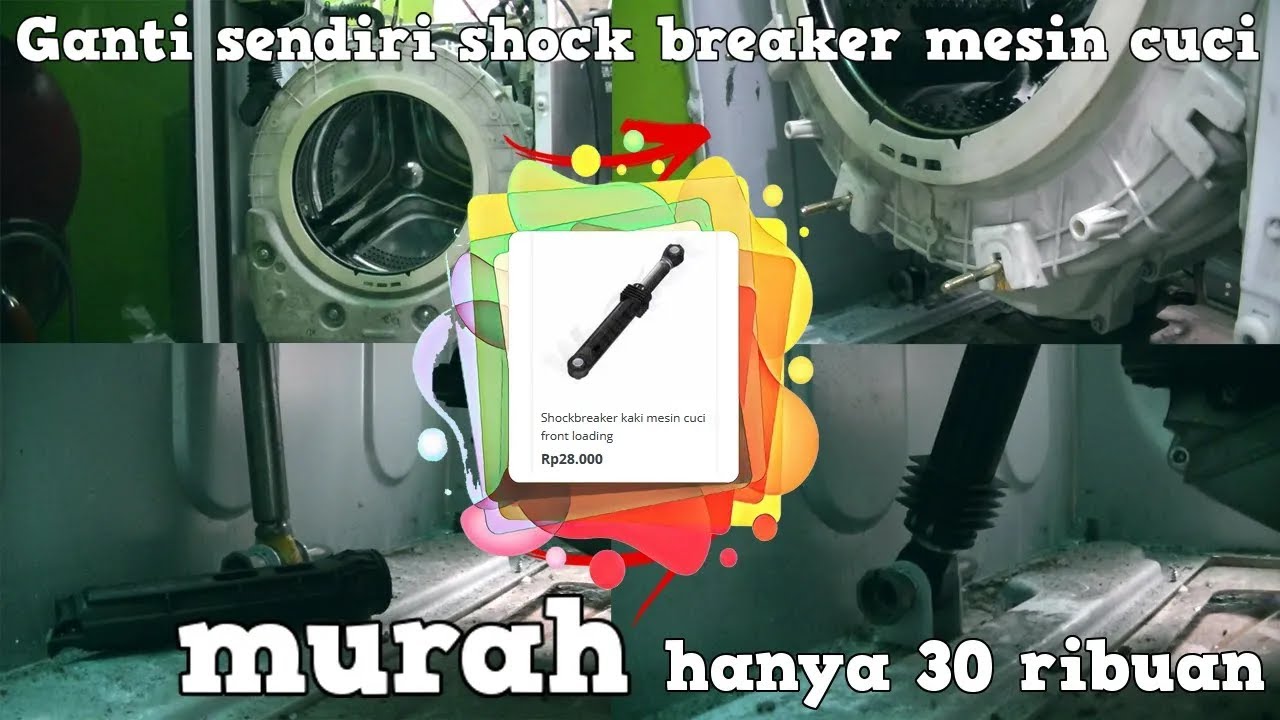 Panduan Mudah: Mengganti Shock Breaker Mesin Cuci Front Loading Panasonic