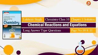 Long Answer Type Questions | S Chand Class 10 Chemistry Solution Ch 1 | Page no 20 & 21 #chemistry screenshot 5