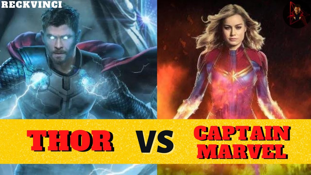 Download Thor vs Captain Marvel: There Is Only One Way She Wins | Who Is The Strongest Avenger?