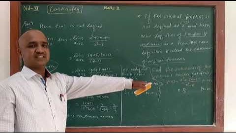 Continuity : lecture 2 by Atul Limgude Sir